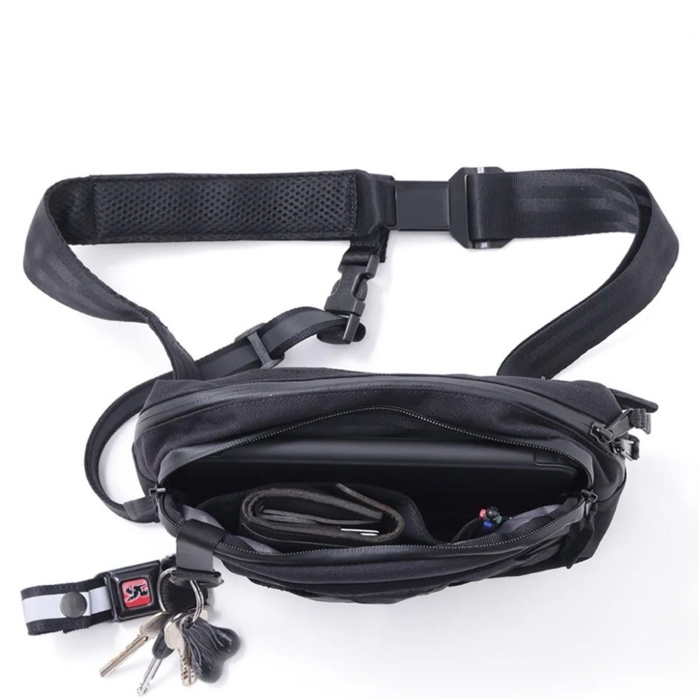 Chrome Black Crossbody Bag - Picture 4 of 5